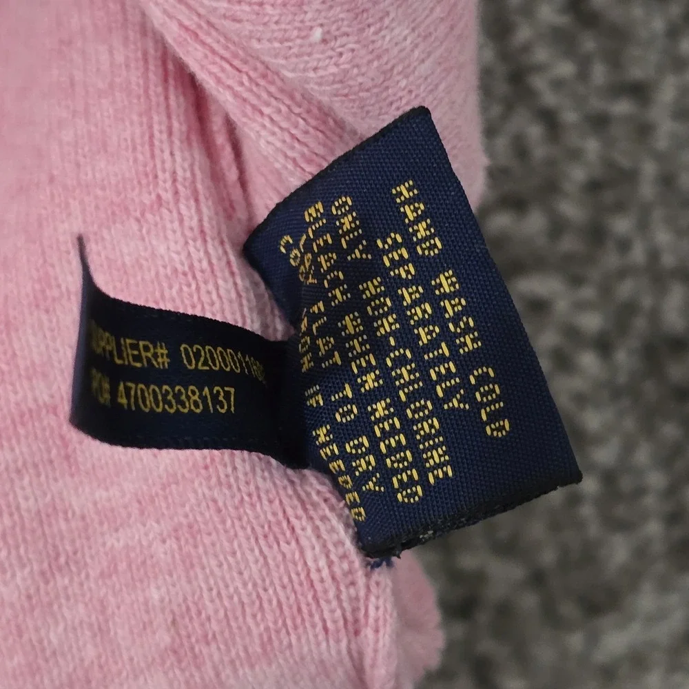 Polo Ralph Lauren Pink Pima Cotton Sweater Vest XXL Preppy Golf Coastal
